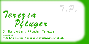 terezia pfluger business card